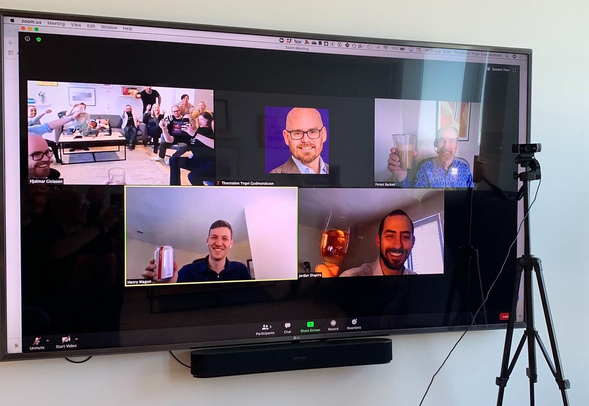 Toasting across 7 time-zones with our core team at NEA on closing day