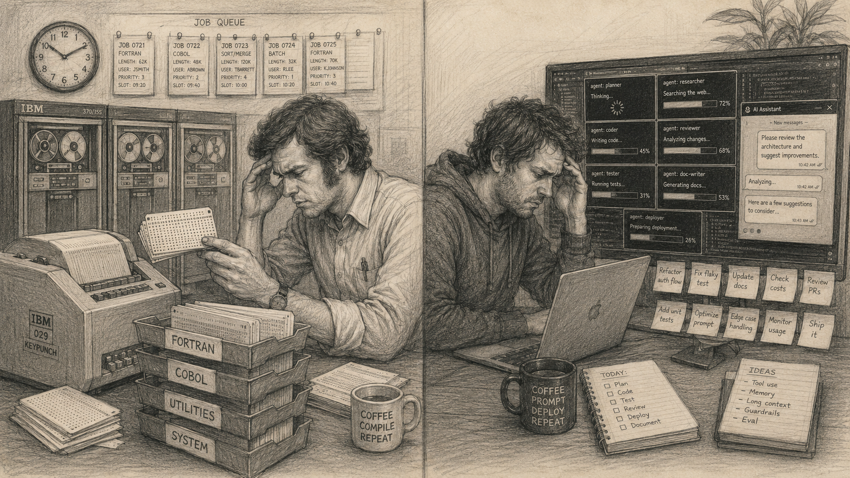 Developers' multi-tasking fatigue isn't a new thing
